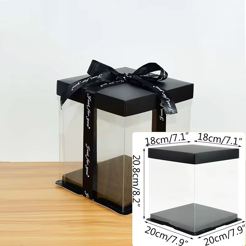 Teddy Bear Rose Box Artificial Flowers Box for Women Valentines Wedding Birthday Gift Packaging Box Home Decor Accessories