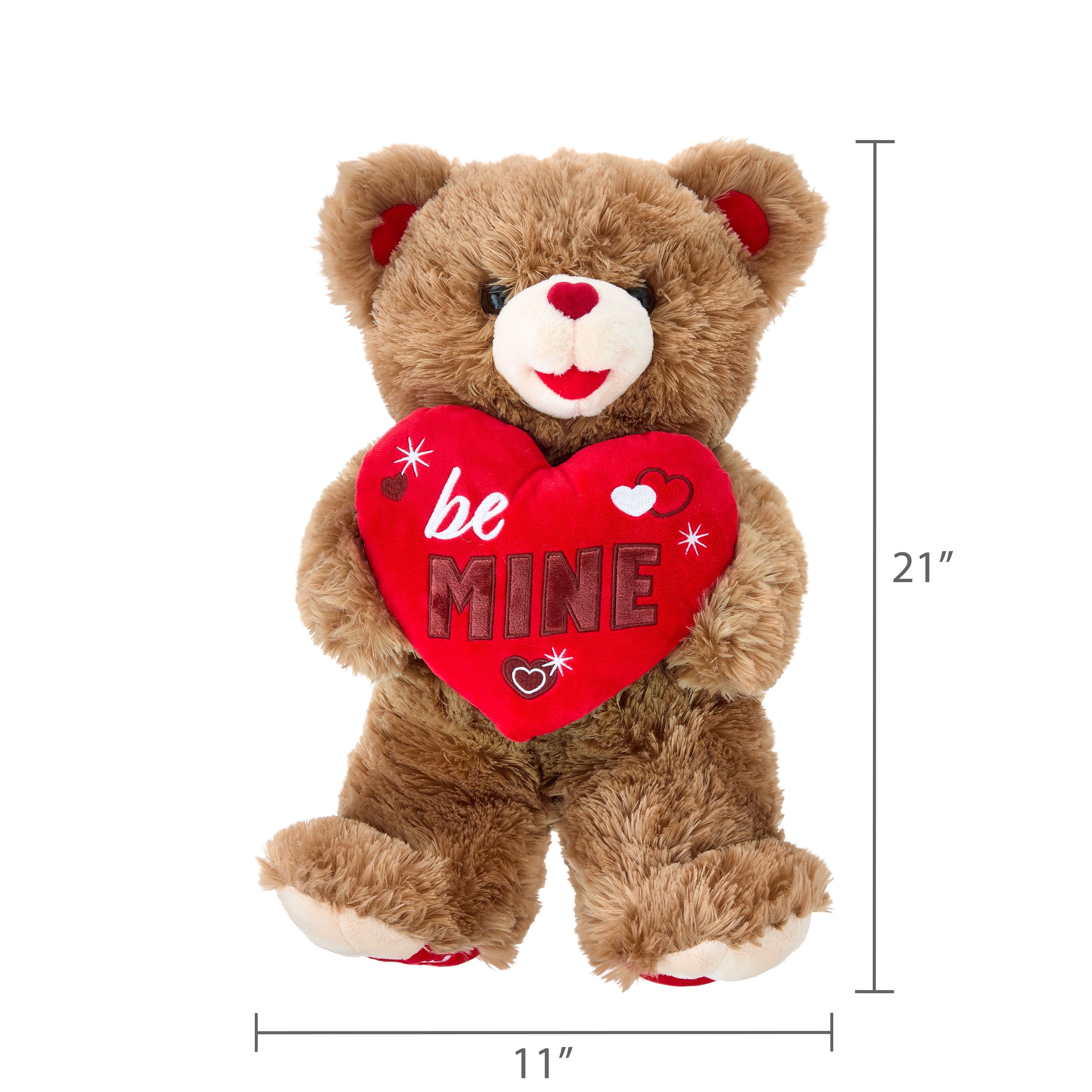 14" Sweetheart Brown Teddy Bear Plush Toy,