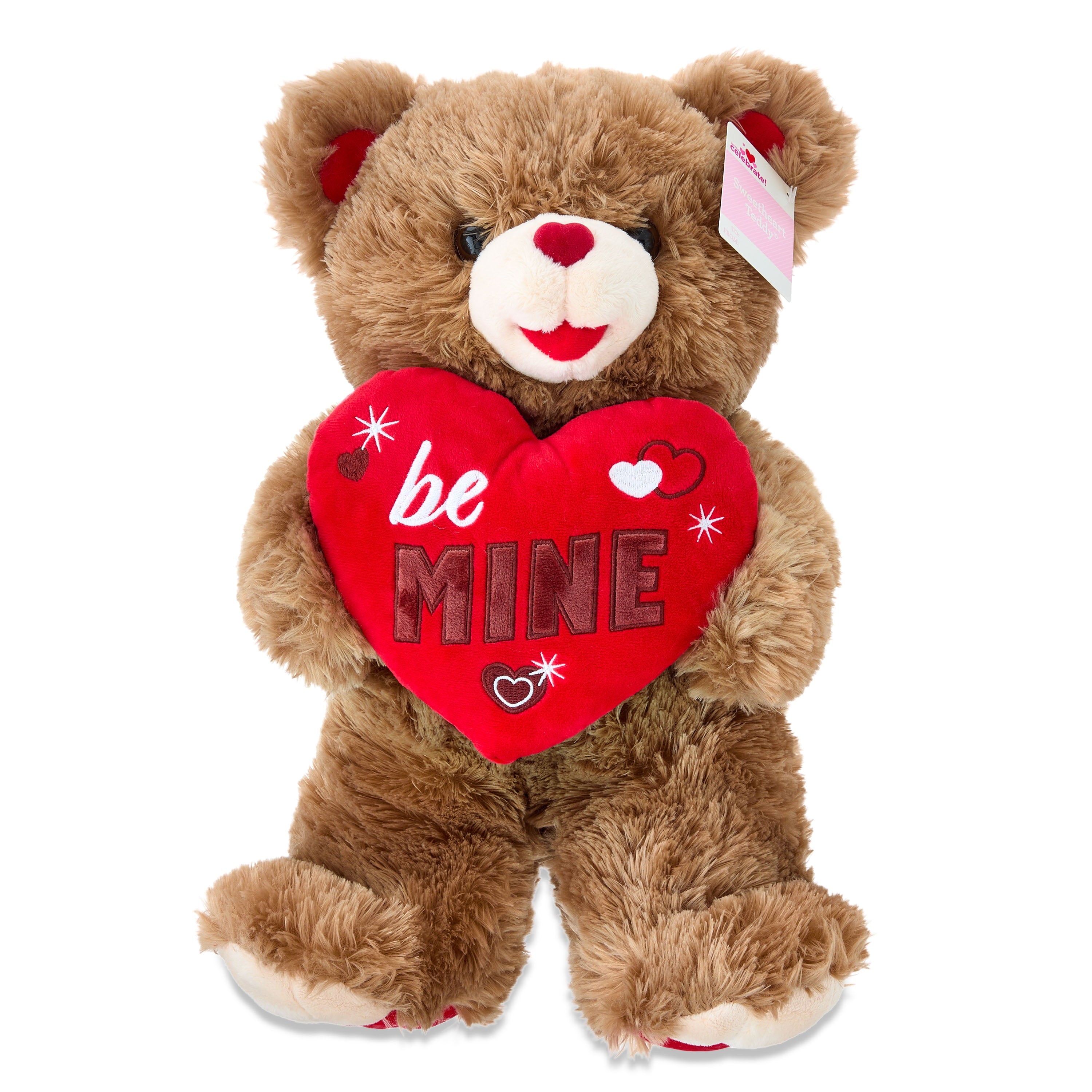 14" Sweetheart Brown Teddy Bear Plush Toy,